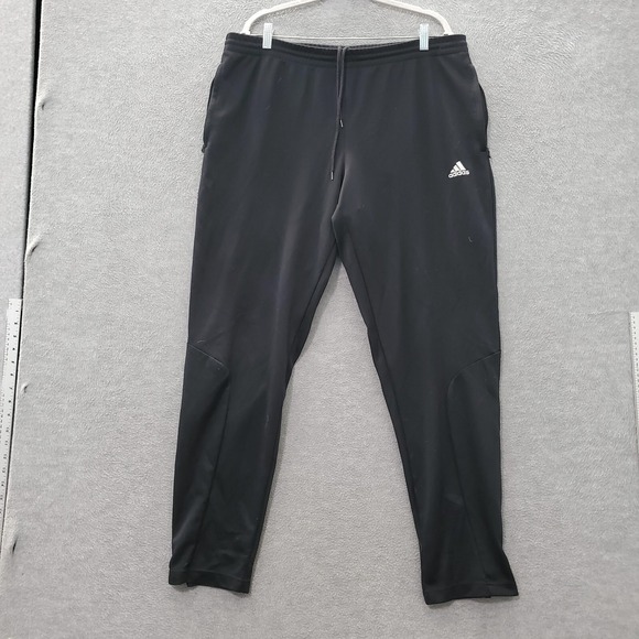adidas Other - Adidas Men Activewear Pants XL Black Sweatpants Logo Climalite Drawstring